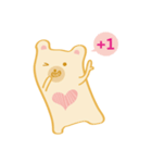 Block bear＆Orange rabbit（個別スタンプ：31）