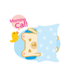 Block bear＆Orange rabbit（個別スタンプ：38）