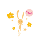Block bear＆Orange rabbit（個別スタンプ：39）