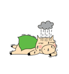 Fly Pig to the Moon（個別スタンプ：38）