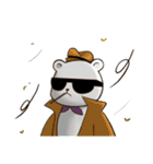 Mattress Bear (cute face)（個別スタンプ：7）