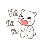 Mattress Bear (cute face)（個別スタンプ：12）