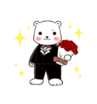 Mattress Bear (cute face)（個別スタンプ：14）