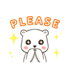 Mattress Bear (cute face)（個別スタンプ：17）