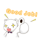 Mattress Bear (cute face)（個別スタンプ：25）