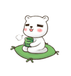 Mattress Bear (cute face)（個別スタンプ：37）