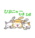 三色ねこ（個別スタンプ：9）