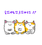 三色ねこ（個別スタンプ：20）