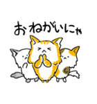 三色ねこ（個別スタンプ：37）