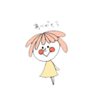 ゆるかわ女の子（個別スタンプ：5）