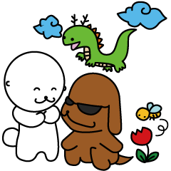 [LINEスタンプ] ソフィ＆ごましお日常会話