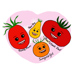 [LINEスタンプ] Tomato's Family (1)