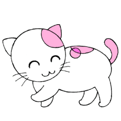 [LINEスタンプ] 福猫の桜ちゃんの画像（メイン）