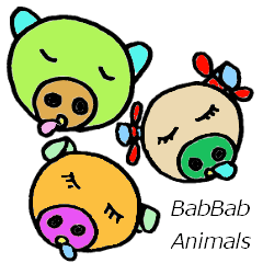 [LINEスタンプ] Bab Bab Animals