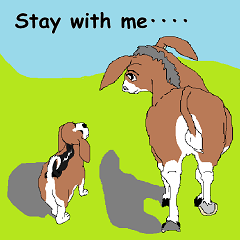 [LINEスタンプ] Stay with me！   Baron.