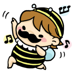 [LINEスタンプ] ミツバチの王子様2
