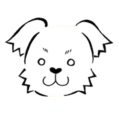 [LINEスタンプ] 白ペキのコロン