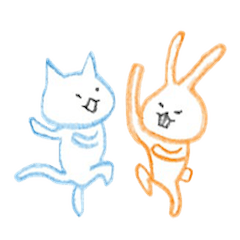 [LINEスタンプ] なかよし動物