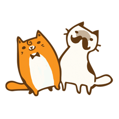 [LINEスタンプ] Hips and Terry