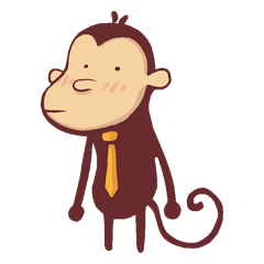 [LINEスタンプ] Monkey Monk