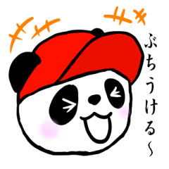 [LINEスタンプ] 広島パンダのたまに広島弁の画像（メイン）