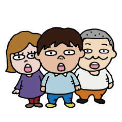 [LINEスタンプ] ご近所さんの子供たち