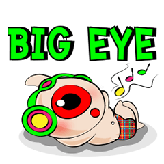[LINEスタンプ] Mr.Big Eye