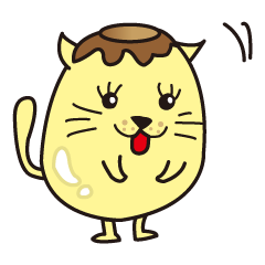 [LINEスタンプ] 玉子プリン