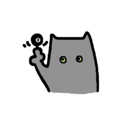 [LINEスタンプ] 球撞きと猫 2
