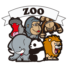[LINEスタンプ] 動物園に行こう