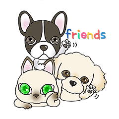 [LINEスタンプ] Friends and meeting-vol.02