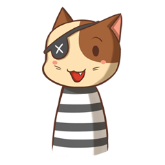 [LINEスタンプ] Maggie the Pirate Cat