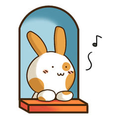 [LINEスタンプ] Chikuwa Bunny