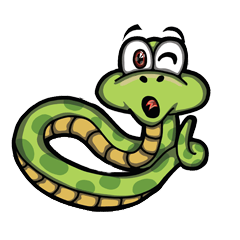 [LINEスタンプ] Sanook cute snake