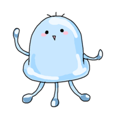 [LINEスタンプ] 不思議生物くらげちゃん