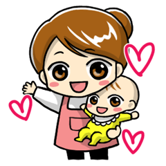 [LINEスタンプ] ママと赤ちゃんの育児スタンプの画像（メイン）