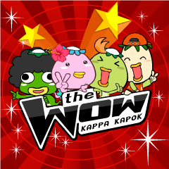 [LINEスタンプ] the wow kappa kapok.