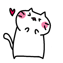 [LINEスタンプ] しろねこもちこ ぱーと3