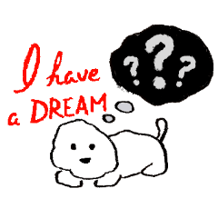 [LINEスタンプ] Abu the Maltese - Have a dream