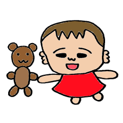 [LINEスタンプ] 赤ちゃんと子供