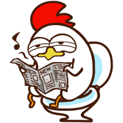 [LINEスタンプ] Koshiro 2 : Funny chicken