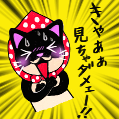 [LINEスタンプ] 毎日使えるカワイイ猫「クロロの日常」