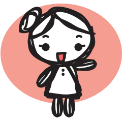 [LINEスタンプ] minigirl cuteの画像（メイン）