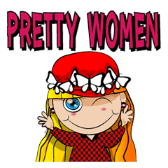 [LINEスタンプ] Pretty women
