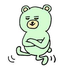 [LINEスタンプ] クマとうさぎとヒヨコ