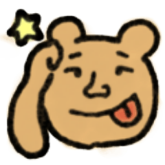 [LINEスタンプ] 僕の描いたクマ
