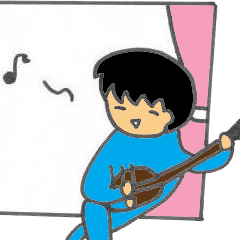 [LINEスタンプ] 窓の中から・・・