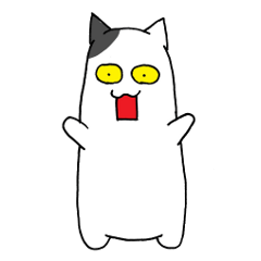 [LINEスタンプ] デブ猫ムーさん