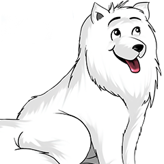 [LINEスタンプ] Pocket K-9: 雪の犬の画像（メイン）