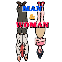 [LINEスタンプ] MAN＆WOMAN 〜男と女〜